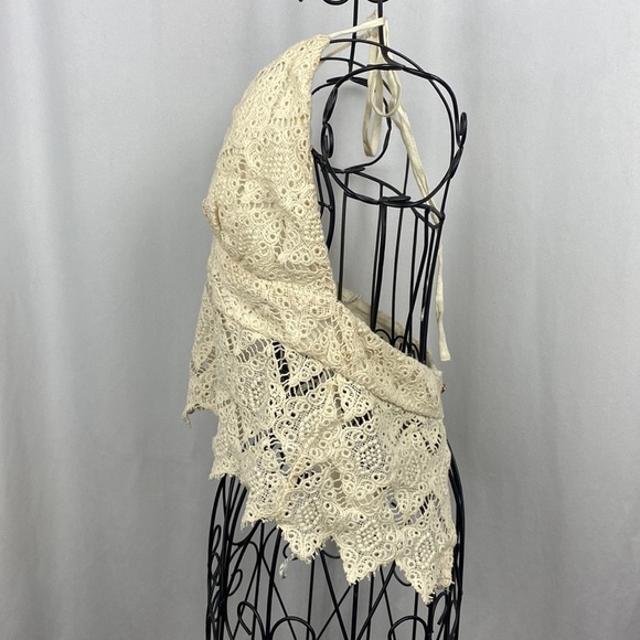 LULUS Somedays Lovin' Tambourine Cream Crochet Top - Size Small - Picture 7 of 12